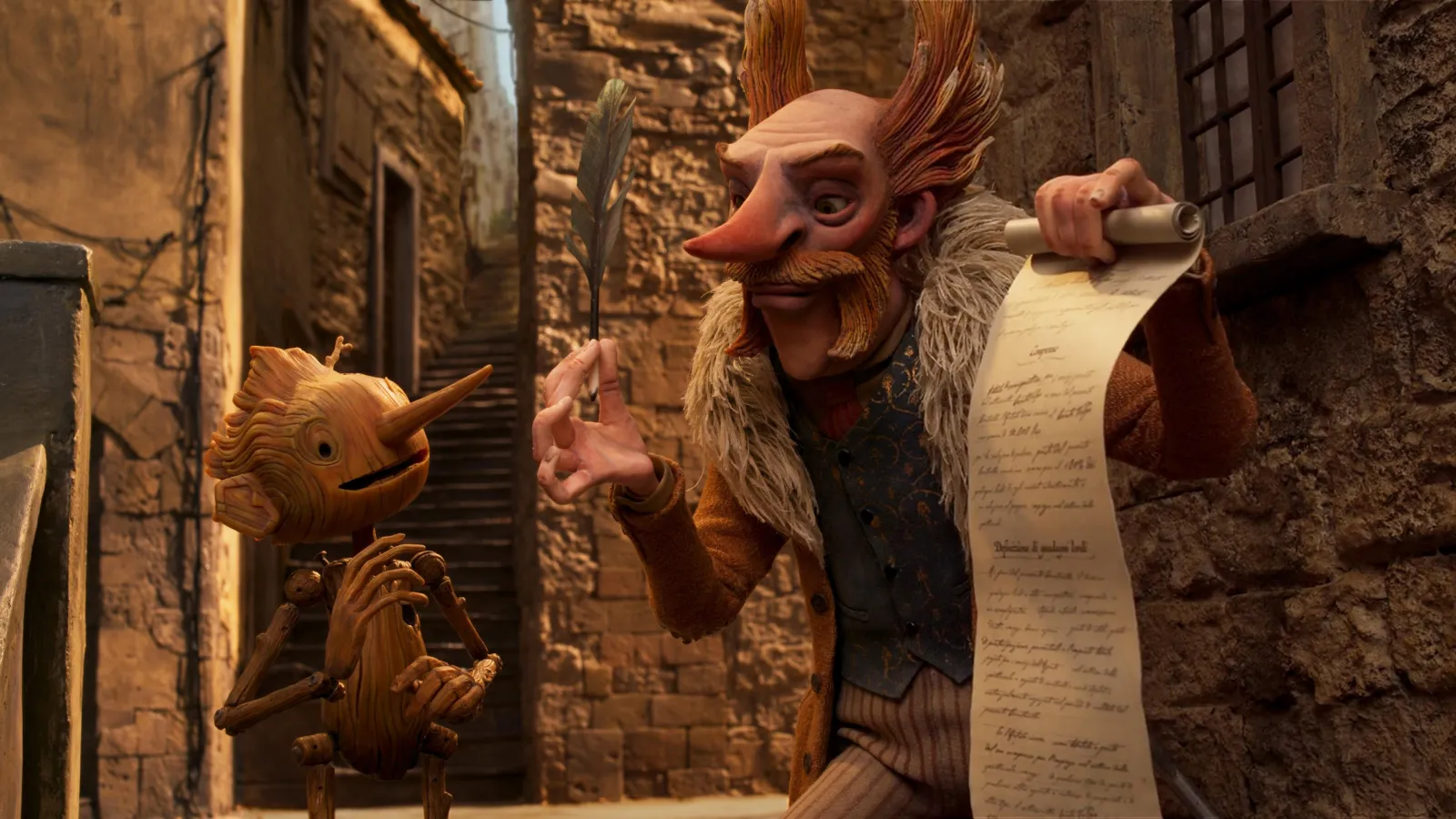 Pinocchio di Guillermo del Toro streaming ita